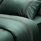 Σετ Παπλωματοθήκη 3τμχ Hauz Vegan Silk 230X250 Green